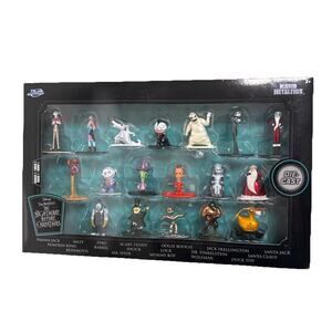 NEW! Jada DISNEY NIGHTMARE BEFORE CHRISTMAS 18 PACK JADA NANO METALFIGS Series 1